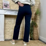 Jean Wide Leg femme 5 boutons VOGGO T36-T44 - marine - 44