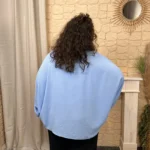 Tunique unie Curvy (GT) - bleu-ciel - curvy