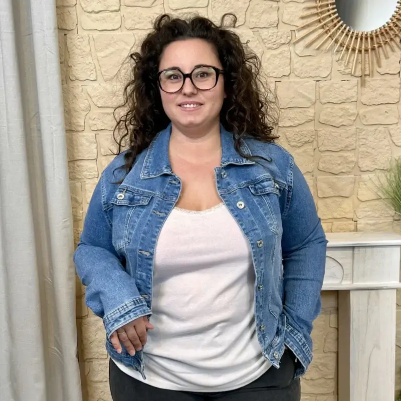 K222- Veste Jean Voggo (T40-T48) - denim - 50