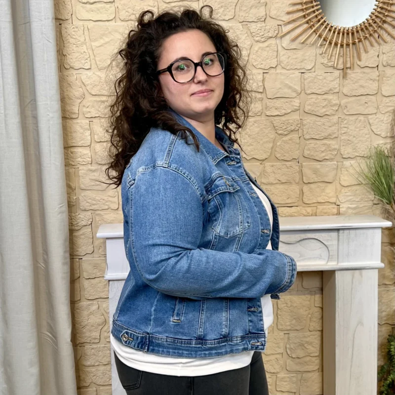 K222- Veste Jean Voggo (T40-T48) - denim - 50