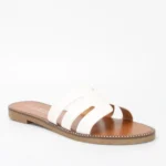 Mules plates femme (T36-T41) - blanc - 41