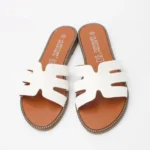 Mules plates femme (T36-T41) - blanc - 41