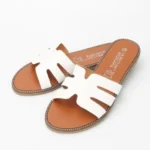 Mules plates femme (T36-T41) - blanc - 41