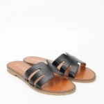 Mules plates femme (T36-T41) - noir - 41