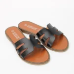 Mules plates femme (T36-T41) - noir - 41