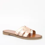 Mules plates femme (T36-T41) - dore-champagne - 41