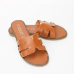 Mules plates femme (T36-T41) - camel - 41