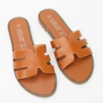 Mules plates femme (T36-T41) - camel - 41
