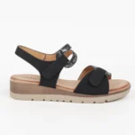 Sandales confort femme (T36-T41) - noir - 41
