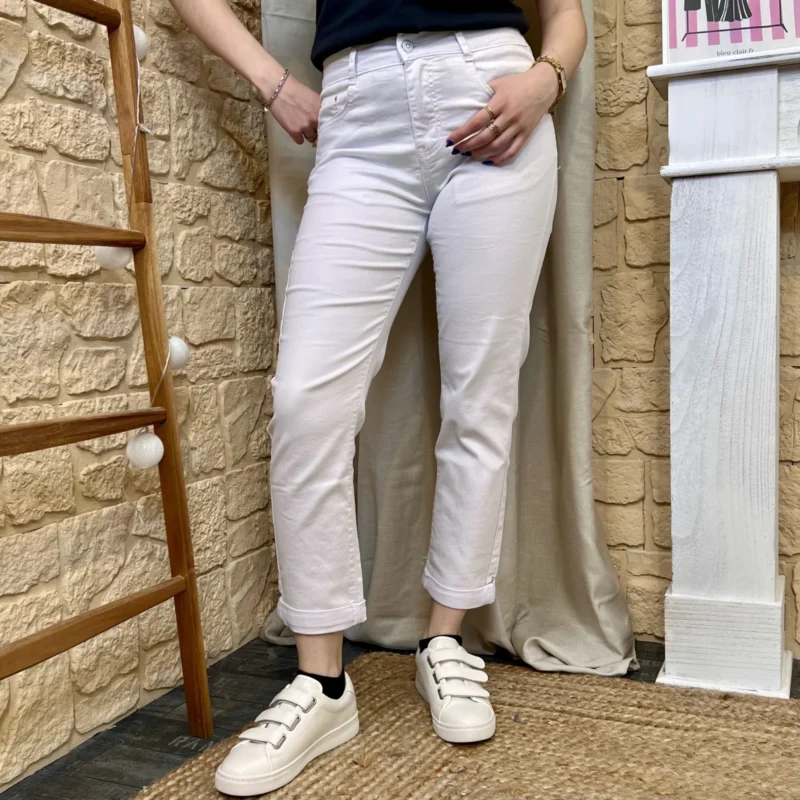Jean 7/8ème - blanc