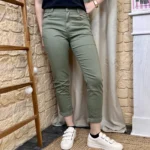 Jean 7/8ème kaki femme VOGGO T36-T44