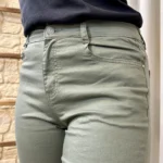 Jean 7/8ème kaki VOGGO T36-T44 - kaki - 44