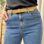 Jean Mom avec ceinture - denim - 44