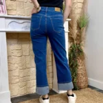 Jean Wide court - denim - 44