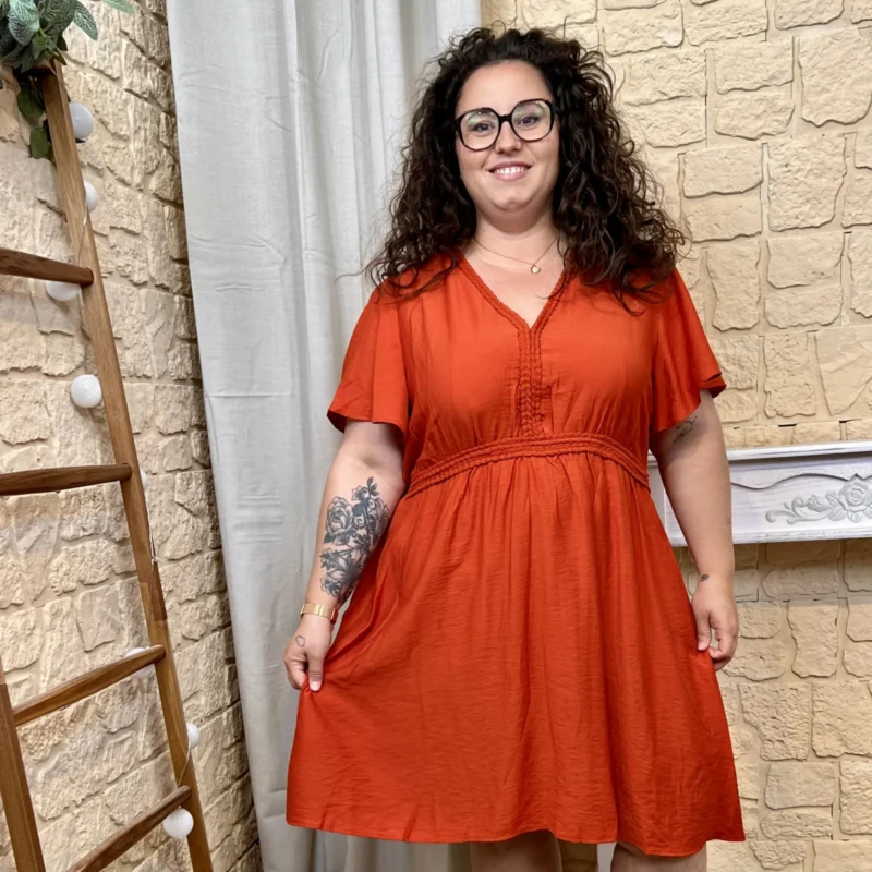 Robe courte (T40-T48) - rouille - 48