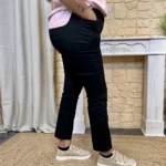 Jean Droit coloré VOGGO (T42-T50) - noir - 50