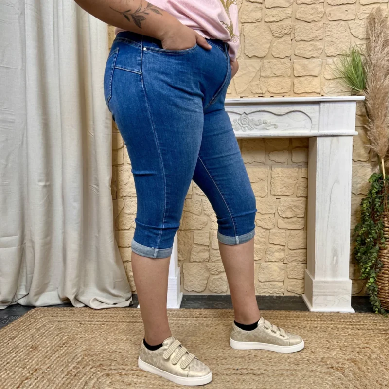 Pantacourt denim (T42-T50) - denim - 50