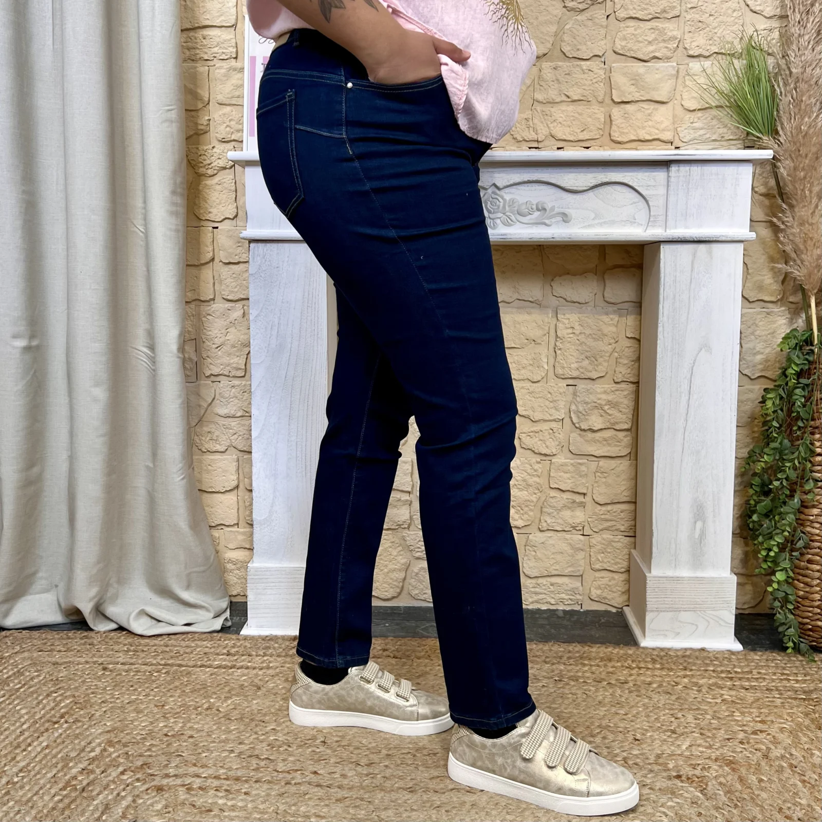 Jean slim voggo (T42-T50) - brut - 50