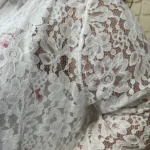 Veste légère en dentelle - blanc - taille-unique-grande-taille