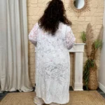 Veste légère en dentelle - blanc - taille-unique-grande-taille