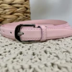 Ceinture sécable 1.8cm - rose-pale-poudre - taille-unique