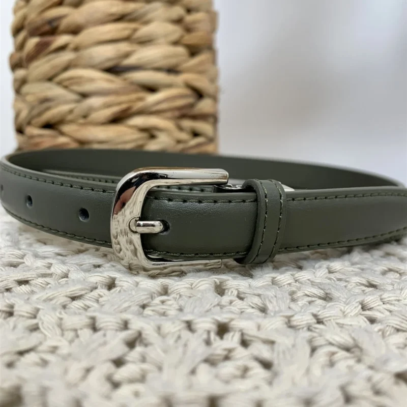 Ceinture sécable 1.8cm - kaki - taille-unique-grande-taille