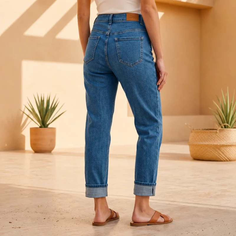 Jean 7/8ème (T36-T44) - denim - 44