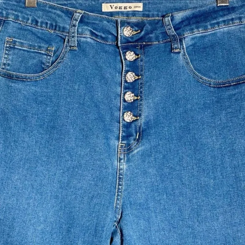 Jean wide (T42-T50) - denim-clair - 52