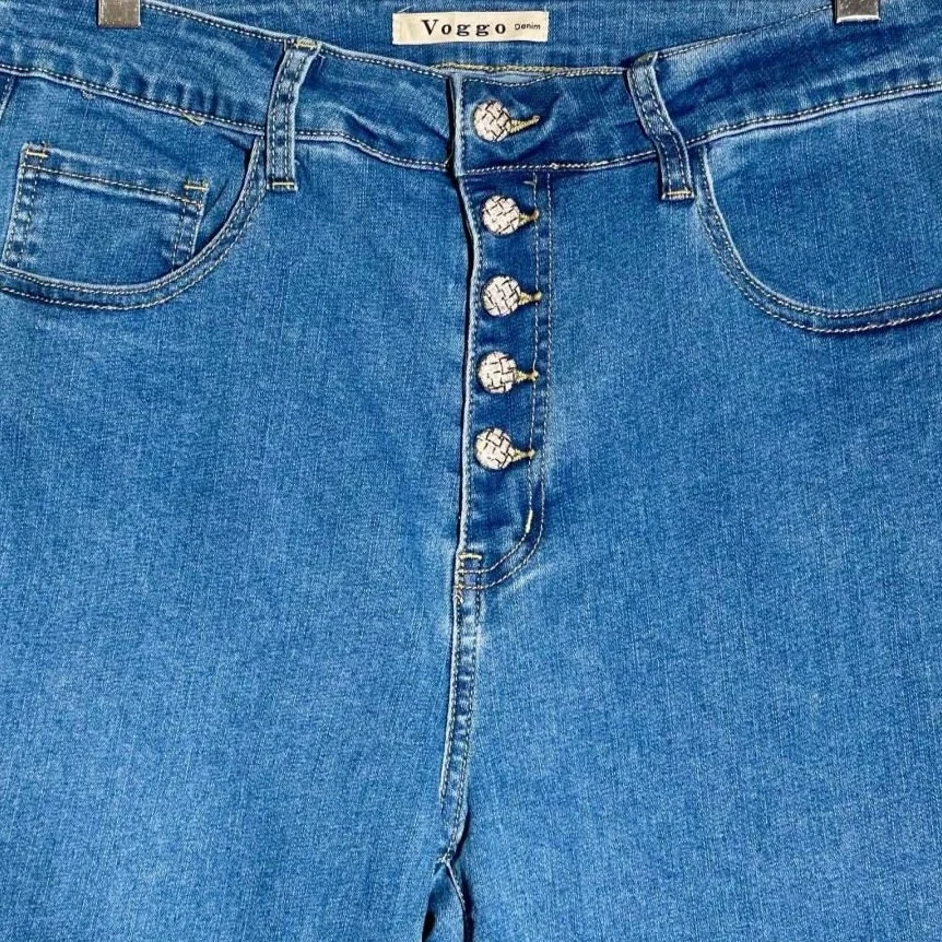 Jean wide (T42-T50) - denim-clair - 52