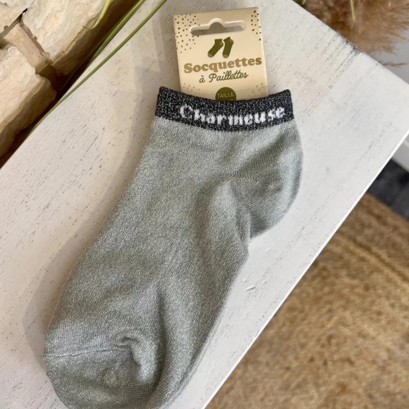 Socquettes à paillettes - sans-taille