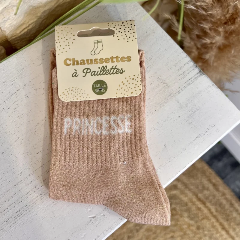 Chaussettes à paillettes - sans-taille
