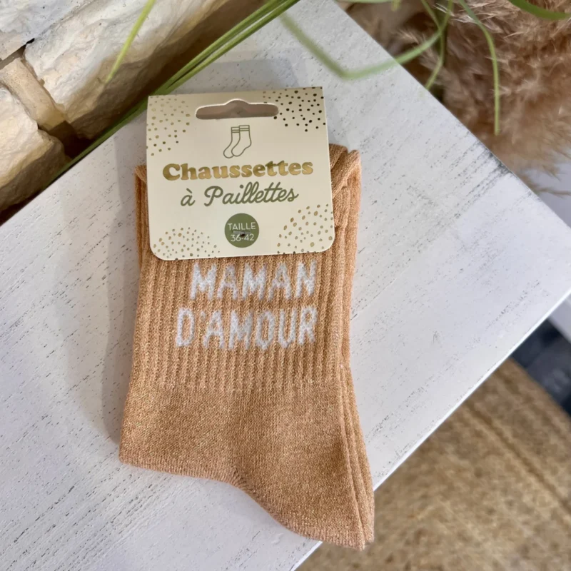 Chaussettes à paillettes - sans-taille
