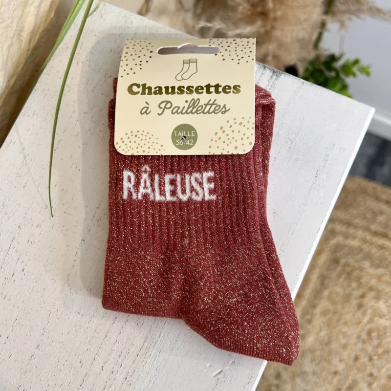 Chaussettes à paillettes - sans-taille
