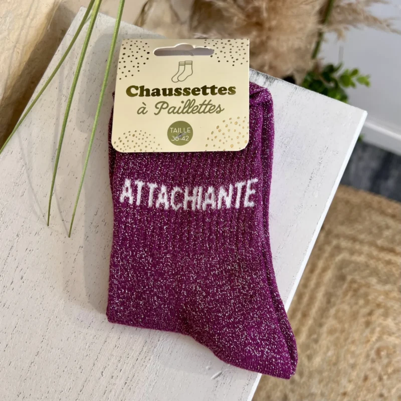 Chaussettes à paillettes