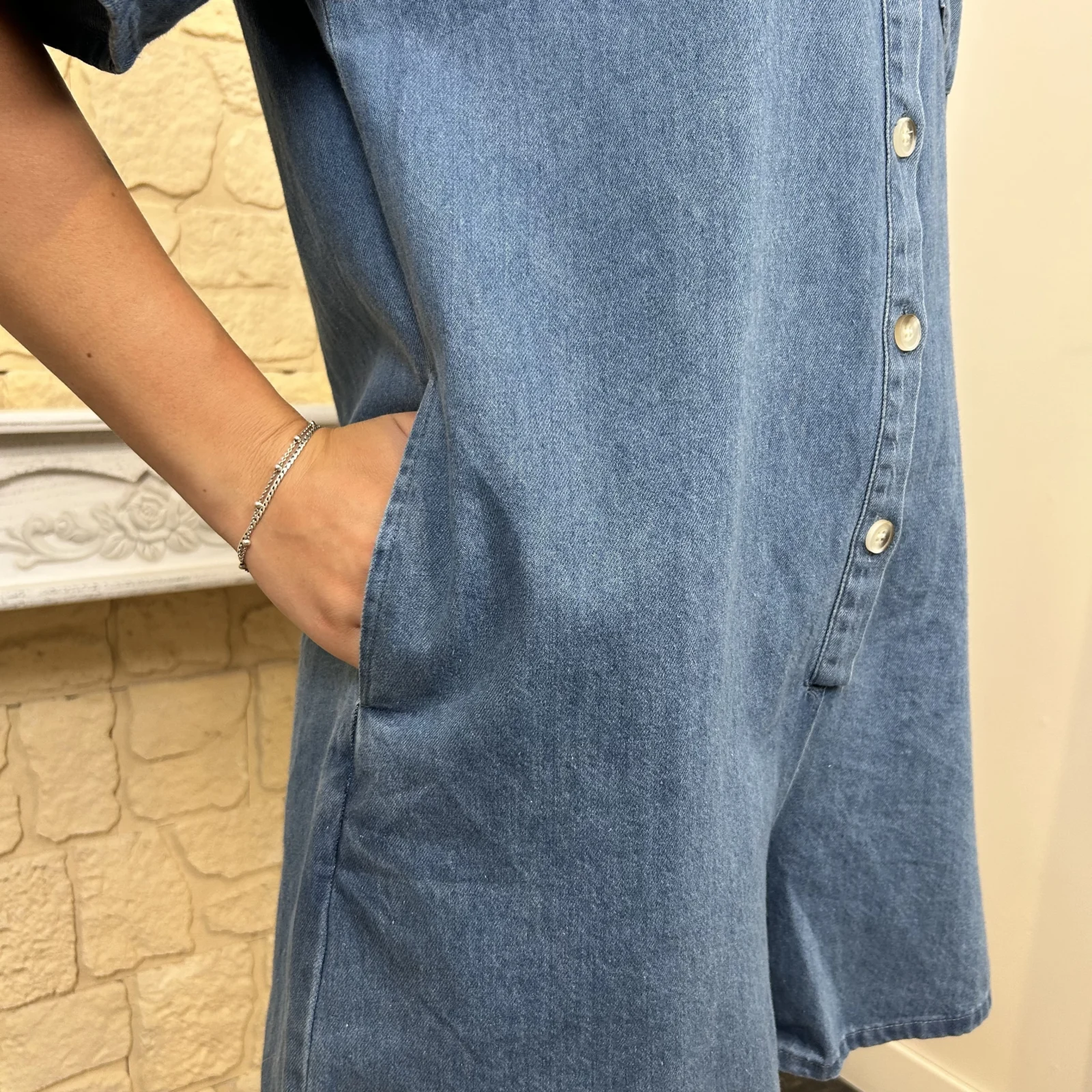 Combishort denim - denim - 38
