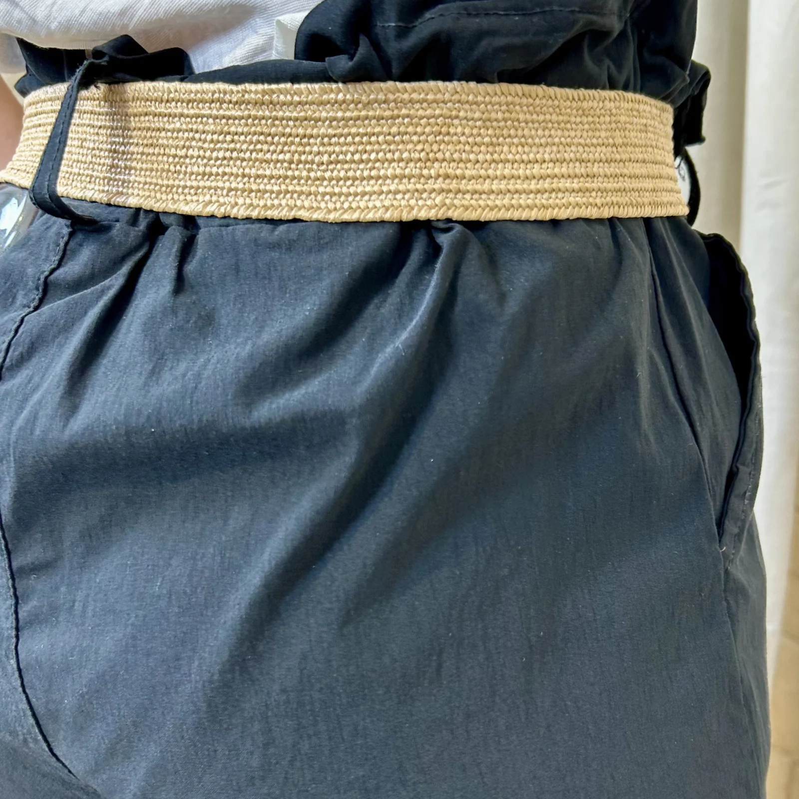 Short avec ceinture - noir - taille-unique