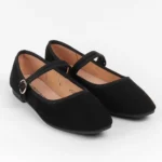 Ballerines noires à bride - noir - 41