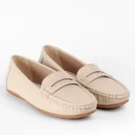 Chaussure bateau - beige - 41