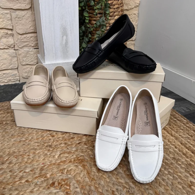 Chaussure bateau - beige - 41
