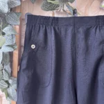 Short fluide confort femme à taille élastiquée - noir - 58