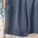 Short fluide confort femme à taille élastiquée - noir - 58