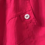 Short fluide confort femme à taille élastiquée - rouge - 58