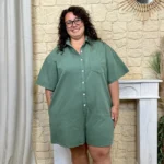 Combishort en coton