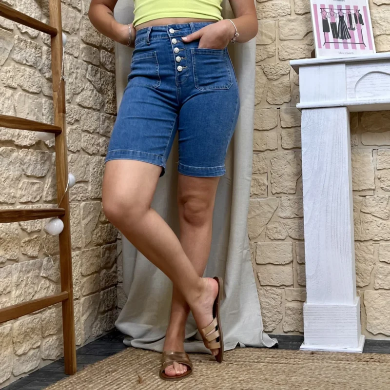 Short en jean (T36-T42) - denim - 44