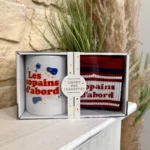 Coffret Mug & Chaussettes - bordeaux - sans-taille