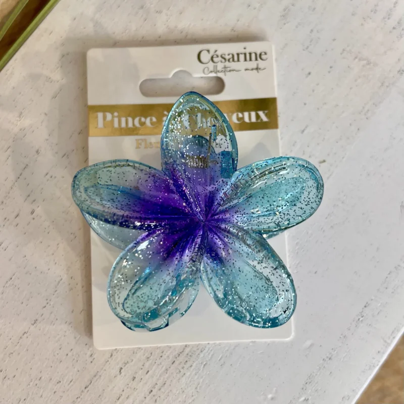 Pince à cheveux fleur