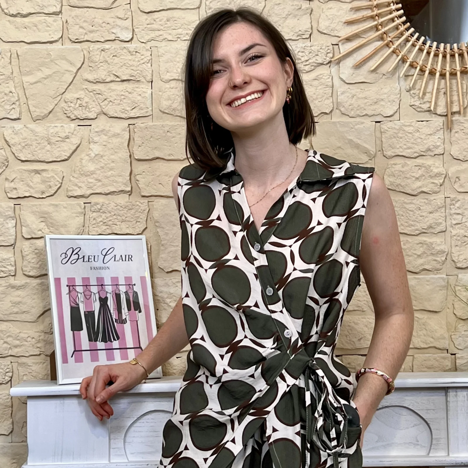 Blouse destructurée - kaki - taille-unique