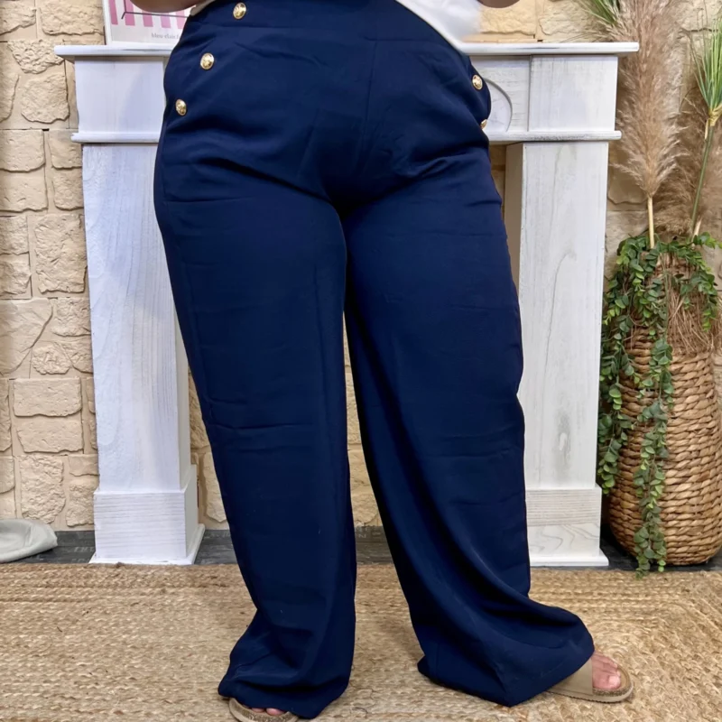 Pantalon à pont