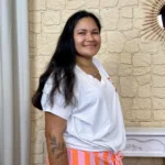 T-shirt femme fleuri dos imprimé « Jolies Formes » - blanc - taille-unique-grande-taille