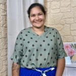 Blouse à pois - kaki-pois - taille-unique-grande-taille